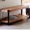 Alaterre Furniture Ryegate Natural Live Edge Solid Wood with Metal 48" Bench, Natural AWCC0420 - alternate 4